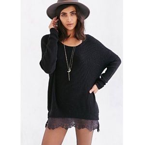 Pins & Needles Black Sweater
